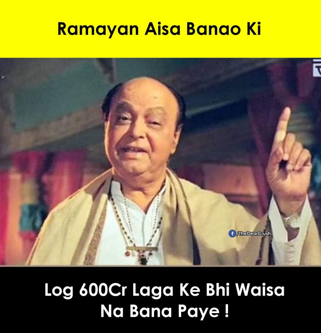 _katochsurinder's tweet photo. Respect for #ramanandsagar increase after watching #adipurush.
#BoycottAdipurush 
#BoycottBollywood https://t.co/ob8e5c399b