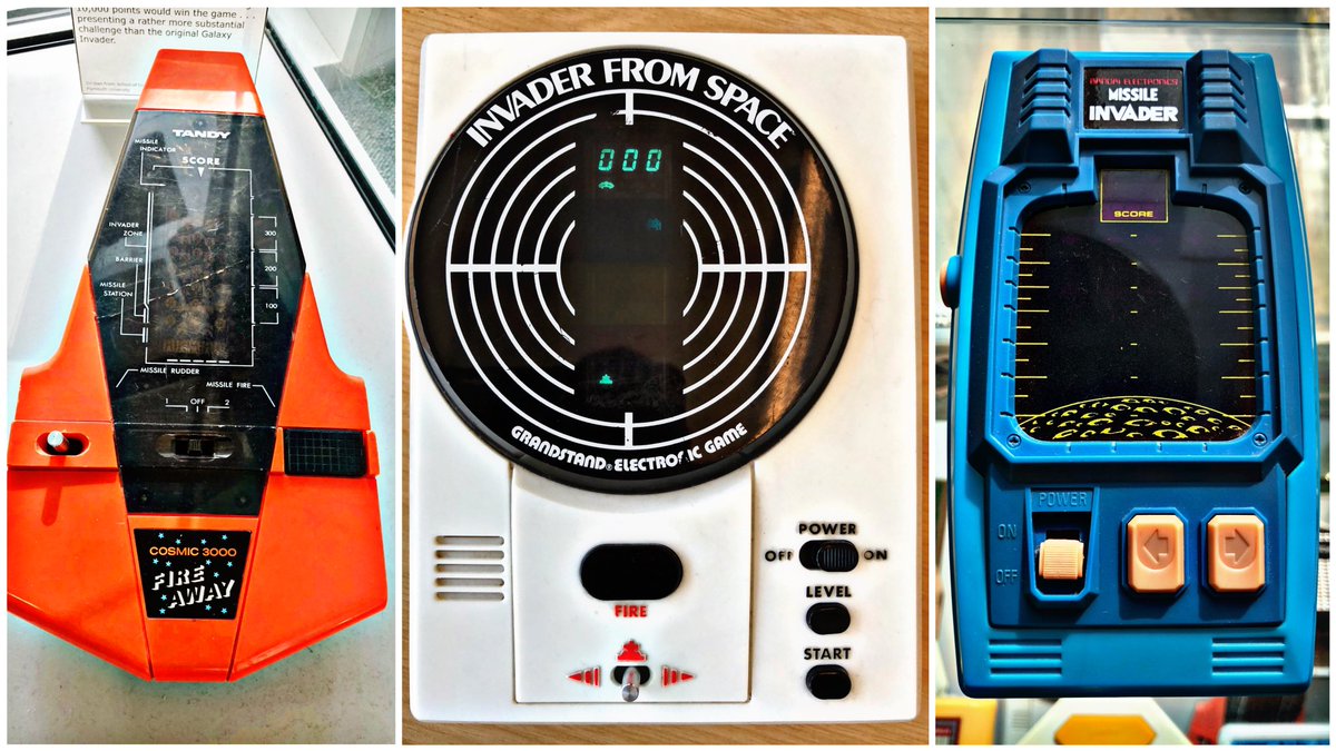 SWRetroComp's tweet photo. For today’s #RetroTrio we have #Cosmic3000 FireAway, #InvaderFromSpace and #MissileInvader. Which do you keep, gift and delete from history? #RetroComputing #ComputerHistory #RetroGaming #VideoGames https://t.co/XTrgO5Gy3W