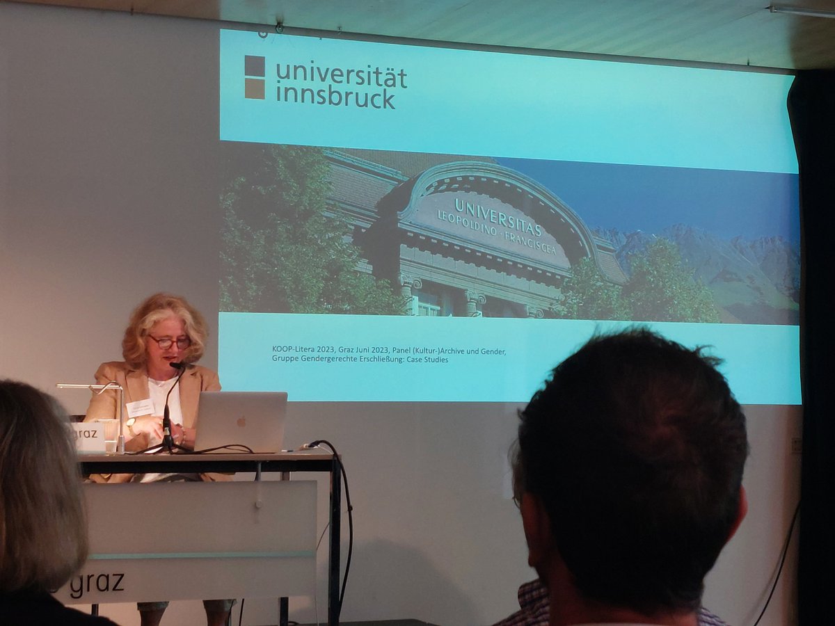 UlrikeTanzer2's tweet photo. Ursula Schneider #Brennerarchiv am Wort über Grete und Josef #Leitgeb https://t.co/qnURO5mA07