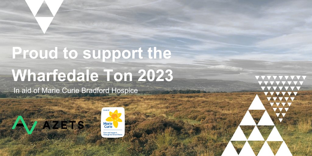 As proud sponsors of the @GordonsLLP  Wharfedale Ton #charity cycle event, the <a href="/AzetsUK/">Azets UK</a> team in #Bradford team would like to wish all the riders taking part today the very best of of luck, it's going to be a hot one!
#charityfundraising #givingback #cycling #community