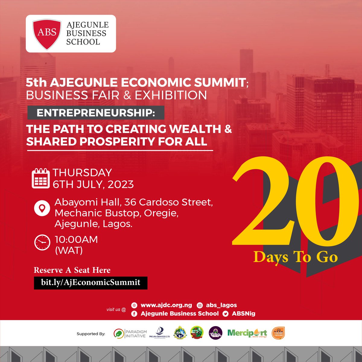 ABSNig's tweet photo. Ajegunle Economic Summit, Business Fair &amp; Exhibitions strive to stimulate economic development, promote entrepreneurship, showcase local businesses, foster collaboration, and empower the community in Ajegunle.
#AjegunleEconomicSummit2023 https://t.co/fcfsk94ICg