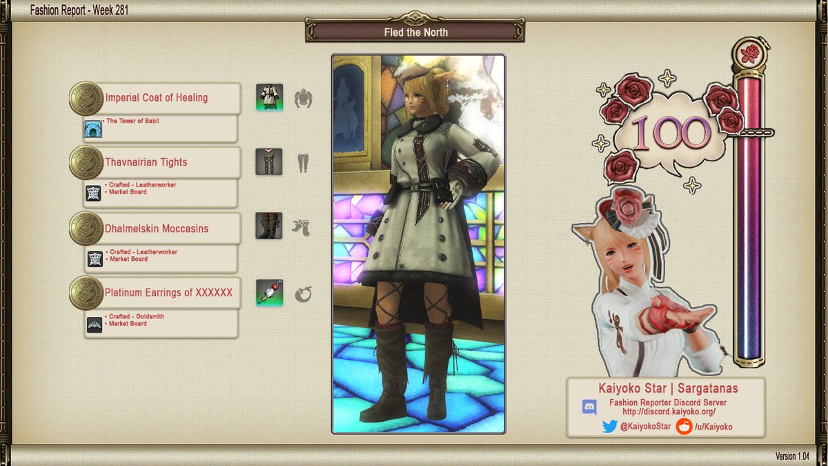 Kaiyoko 💫 on Twitter "Fashion Report Week 281 100 ffxiv ff14