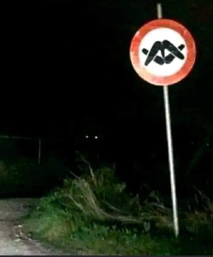 Please someone help us explain this road sign !!!  🤨