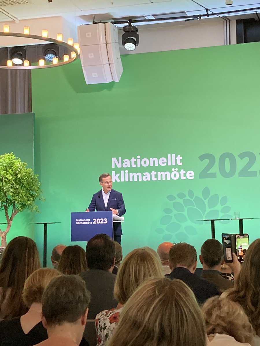 På nationellt klimatmöte. Spännande heldag med tankar och dialoger om en hållbar framtid!