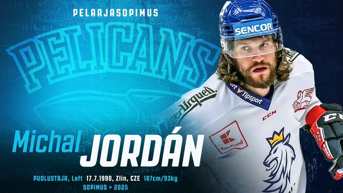 🚨Tshekin maajoukkueen monivuotinen luottopuolustaja Michal Jordan, 32, liittyy Pelicans-miehistöön kaksivuotisella sopimuksella! 💪💪

🗣️”Loistava persoona ja asennepuolen jätkä”

✍️TIEDOTE👉 bit.ly/43VtyU4

#PelicansFi #Liiga