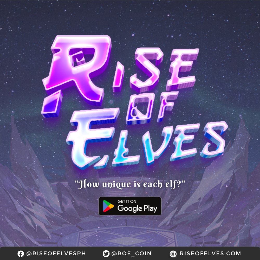 ROE_coin's tweet photo. Step into the World of Rise of Elves! Experience the Magic of Unique Elves as You Embark on Exciting Adventures, Battling Creatures and Competing with Players.

Send us a message to learn more.
#P2E #NFT #Crypto #RiseOfElves #MATIC #Polygon https://t.co/aanIxNHvVz