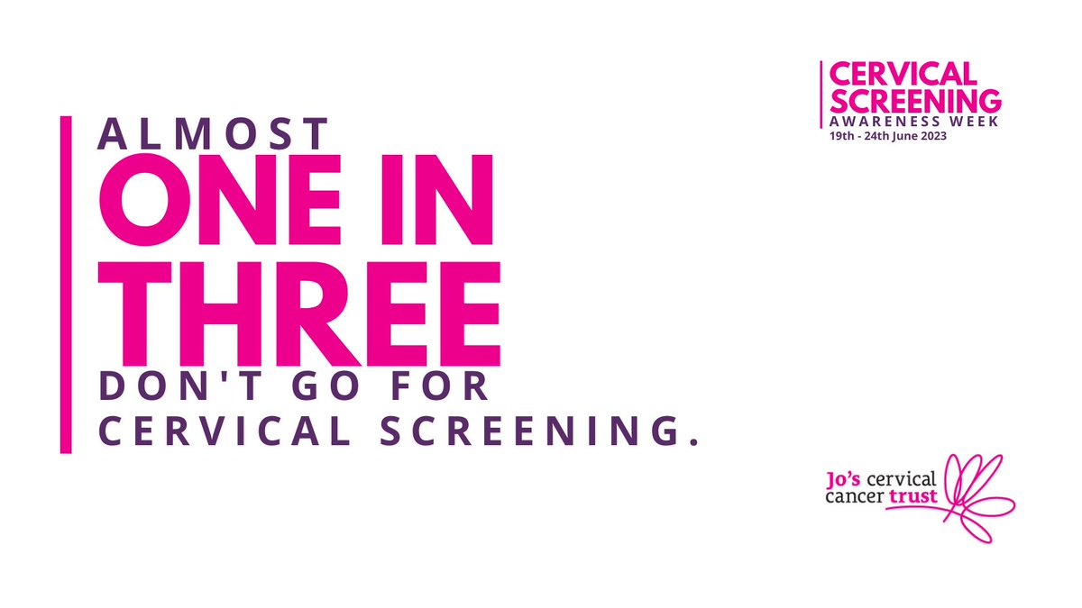 This week is #CervicalScreeningAwarenessWeek and @JosTrust wants to get people talking so #LetsTalkScreening