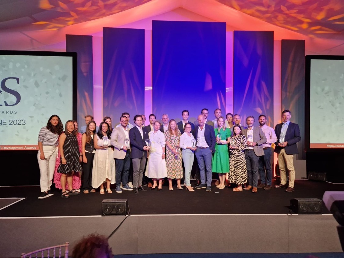 derwentlondon's tweet photo. Thrilled to share that we have won 'Best West End New Build' for #SohoPlace and 'Developer Of The Year' Awards at the @OASDevAwards yesterday. We're also proud to be highly commended for #TheFeatherstoneBuilding in the 'City New Build' Award. https://t.co/XM6fJsqmMO