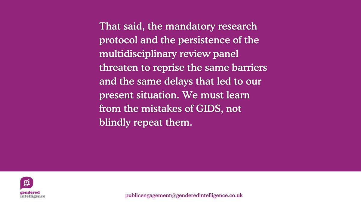Genderintell's tweet photo. We’ve spent the past few days going over the new service specification from NHS England for youth gender identity services

Some of the worst parts of the draft we saw last year have been toned down, but there are still areas of concern

Full statement: https://t.co/jbyfrG9vxU https://t.co/YaUFiQtJJL