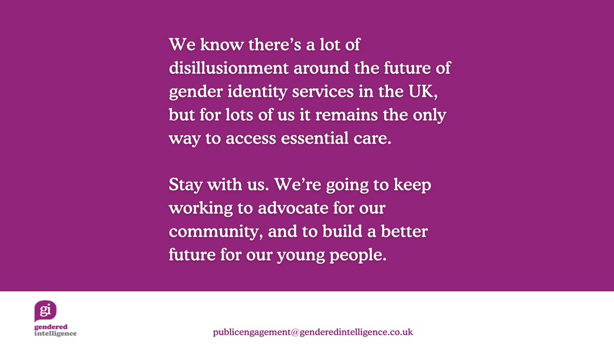 We’ve spent the past few days going over the new service specification from NHS England for youth gender identity services

Some of the worst parts of the draft we saw last year have been toned down, but there are still areas of concern

Full statement: ow.ly/AtK550OQ9q0