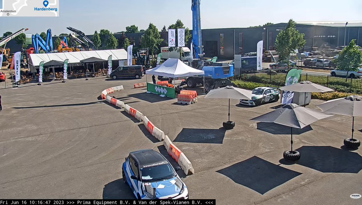 Saturday June 17th.: Vechtdalrally service area in our yard.
Follow it live via our webcam: youtube.com/watch?v=bNaoBv…

#vechtdalrally #primaequipment #hardenberg