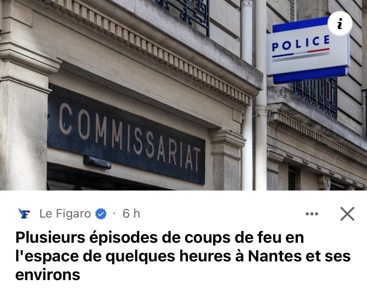 🔴 #Nantes, chroniques d’une ville française de province qui sombre comme tant d’autres avec elle !
Armes de guerre, trafics en tout genre, communautarisme, viols, rien ne nous sera épargné…