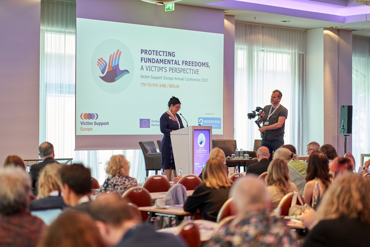 VictimSupportEU's tweet photo. #Grateful to have welcomed this Resilient Voice at #VSEAC2023!
Read testimonial 👉 https://t.co/FKp7Qkm9KS
📺 Watch - https://t.co/L1ZS3YTJnq
#VictimSupportEU #SafeJustice #EUVictimsRights #ShapingVictimSupportTogether #NationalVictimSupportFramework #EUVictimsRightsDirective https://t.co/Wy0US1kB2o