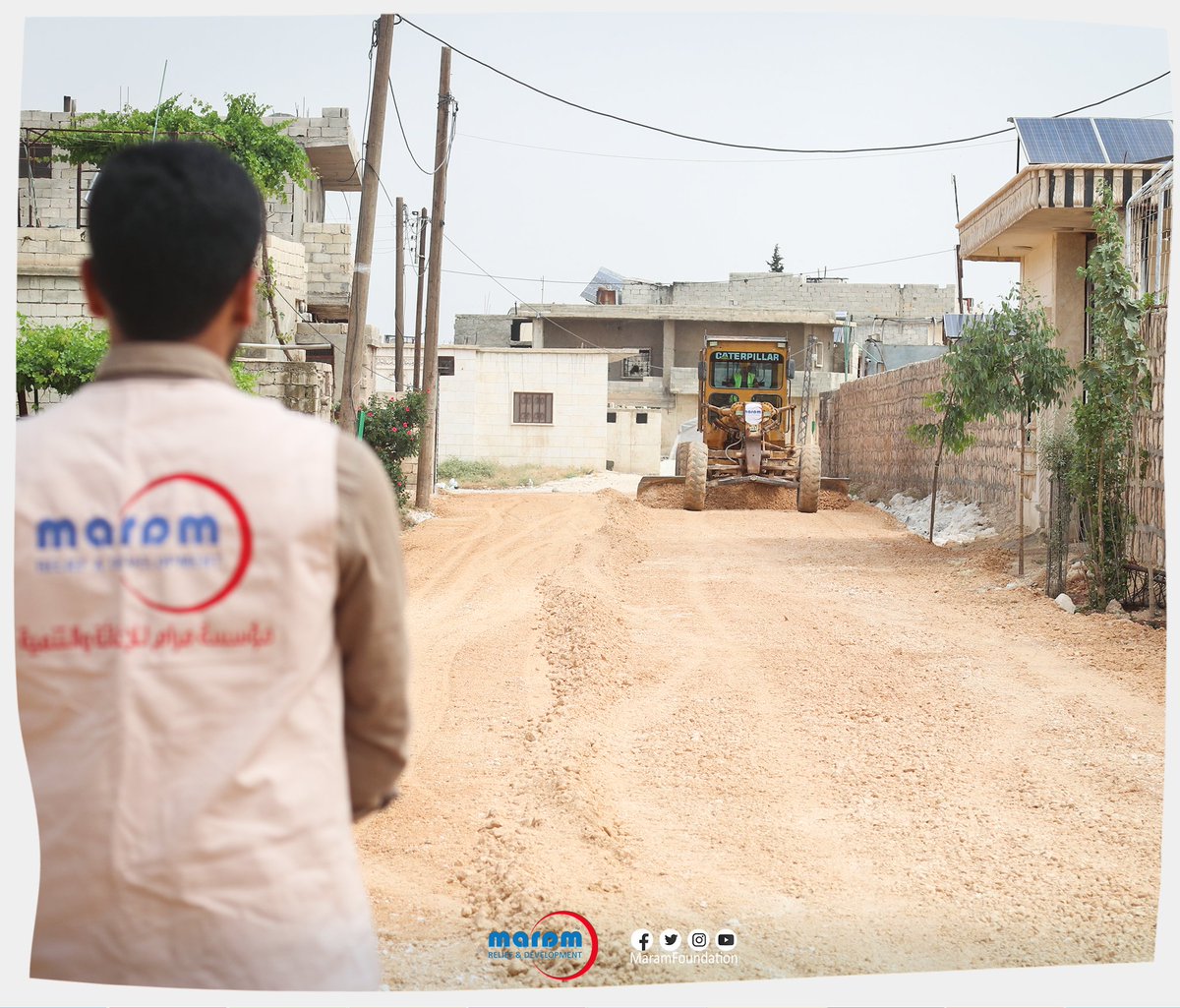MaramFoundation's tweet photo. Improving the infrastructure of camps is crucial to providing a better life for displaced individuals!

#Maram Foundation is dedicated to improving lives in camps and local communities. We prioritize providing a safe and clean environment for both local communities and refugees, https://t.co/DlH8bWefFh