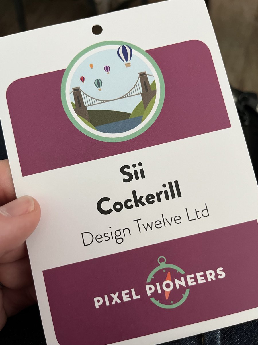 Ready for the start of <a href="/pixelpioneers/">Pixel Pioneers</a> — say hello if you see me! #pixelpioneers