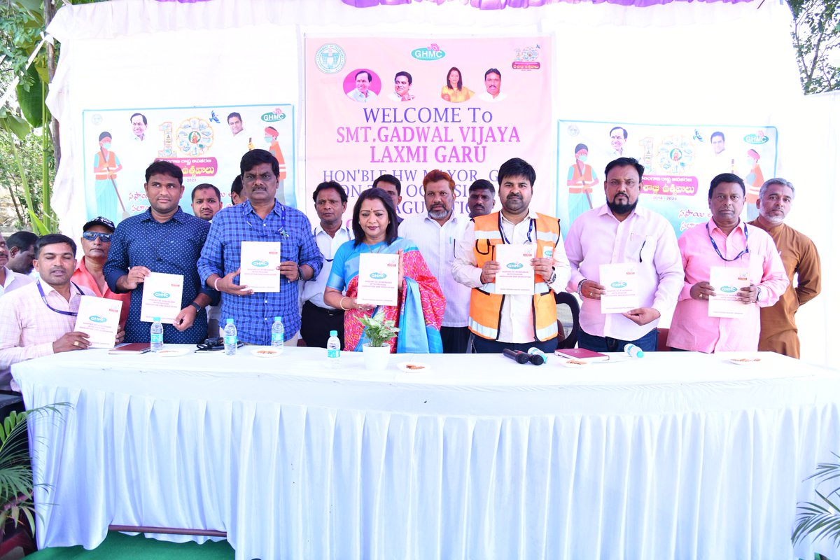 gadwalvijayainc's tweet photo. Inaugurated the GHMC ward office in Banjara Hills Division at CMTC Building. The ward office system aims to streamline civic services and ensure faster access for the residents of Hyderabad. By bringing services closer to the communities, the system enables the GHMC to swiftly address public issues and deliver efficient solutions. @GHMCOnline
