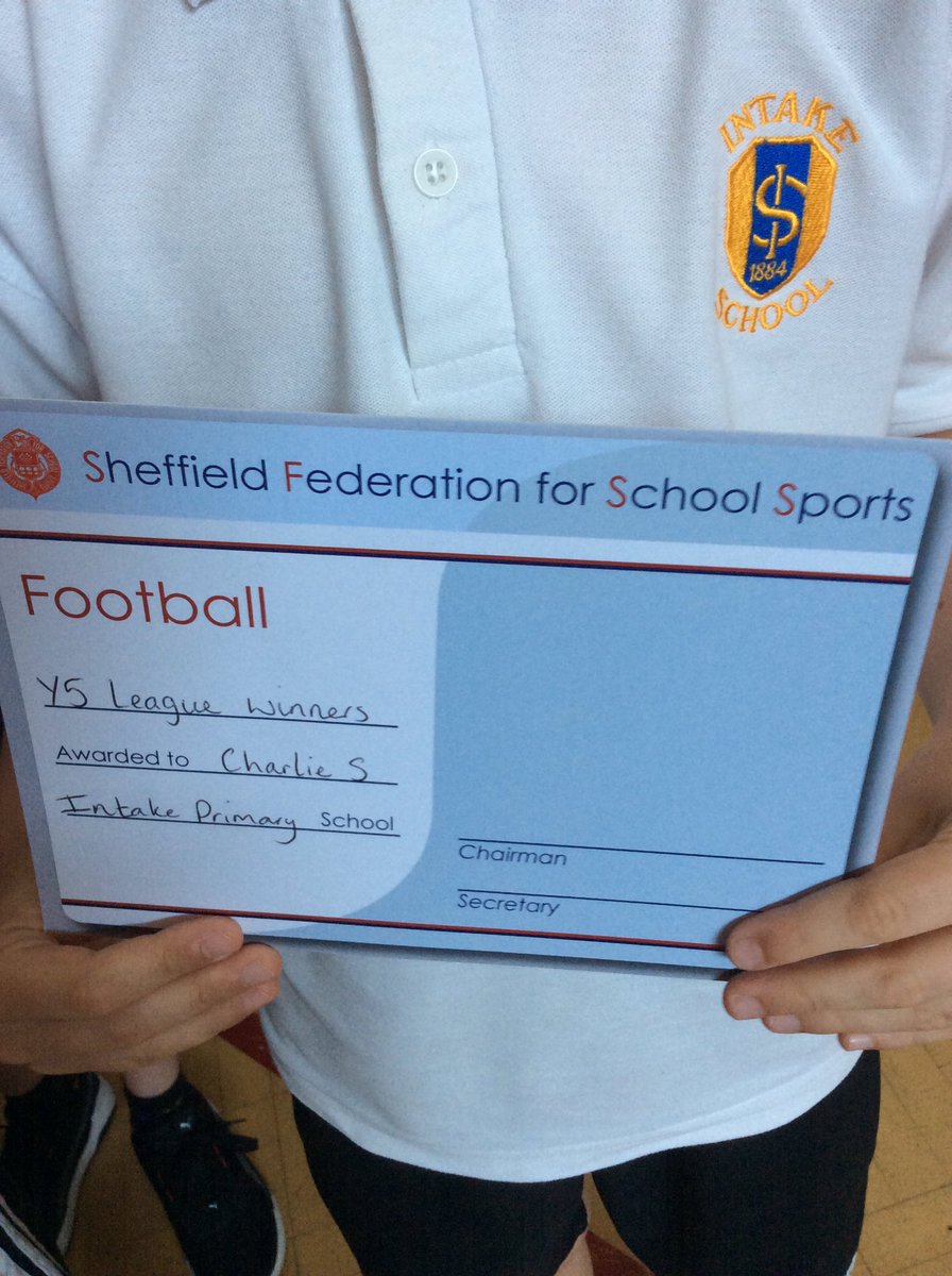 Congratulations to our Boys Football Team - Year 5 League Winners #peatintakeschool