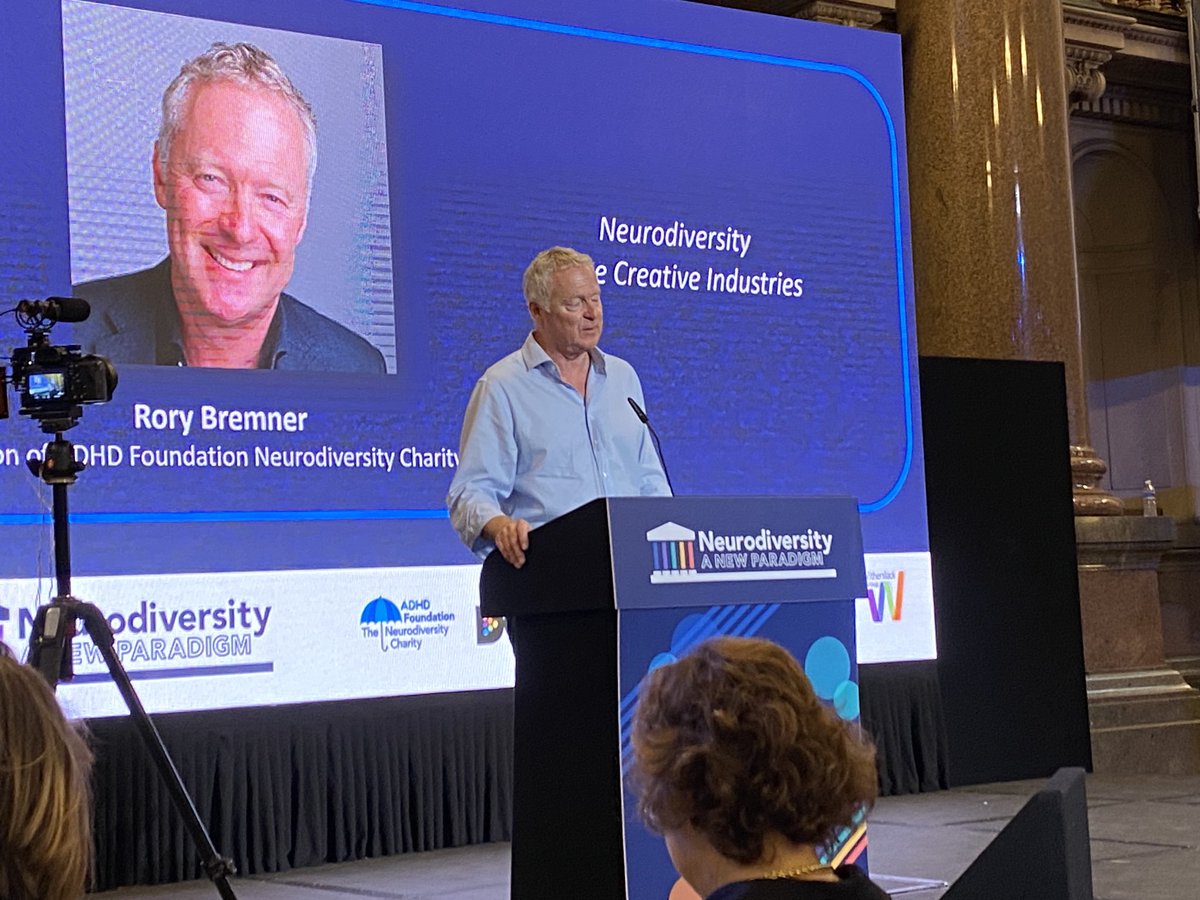 Opening our conference - Charity Patron Rory Bremner talking about Neurodiversity in the creative industries ☂️ ⁦<a href="/rorybremner/">Rory Bremner 💙🇺🇦</a>⁩ ‘What’s Strong With You’ #Neurodiversity