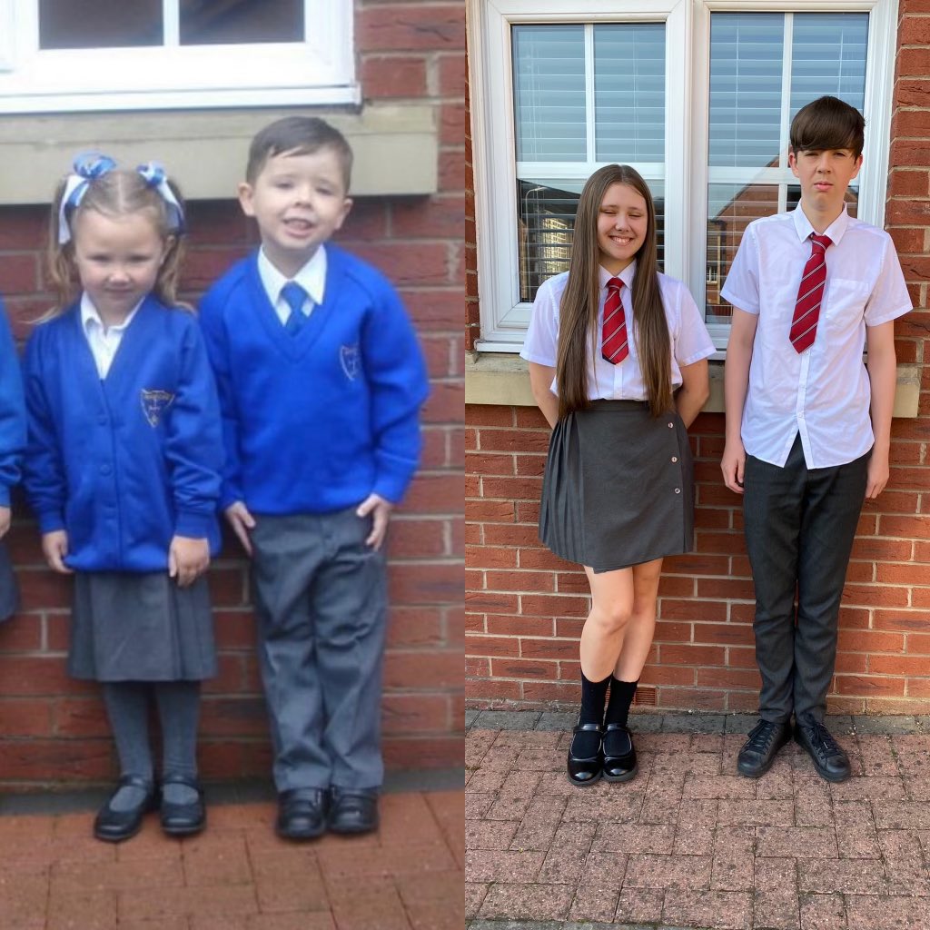 james_danson's tweet image. Twins last day in school today!!!!
Time flies………… #gcses2023 ☘️☘️