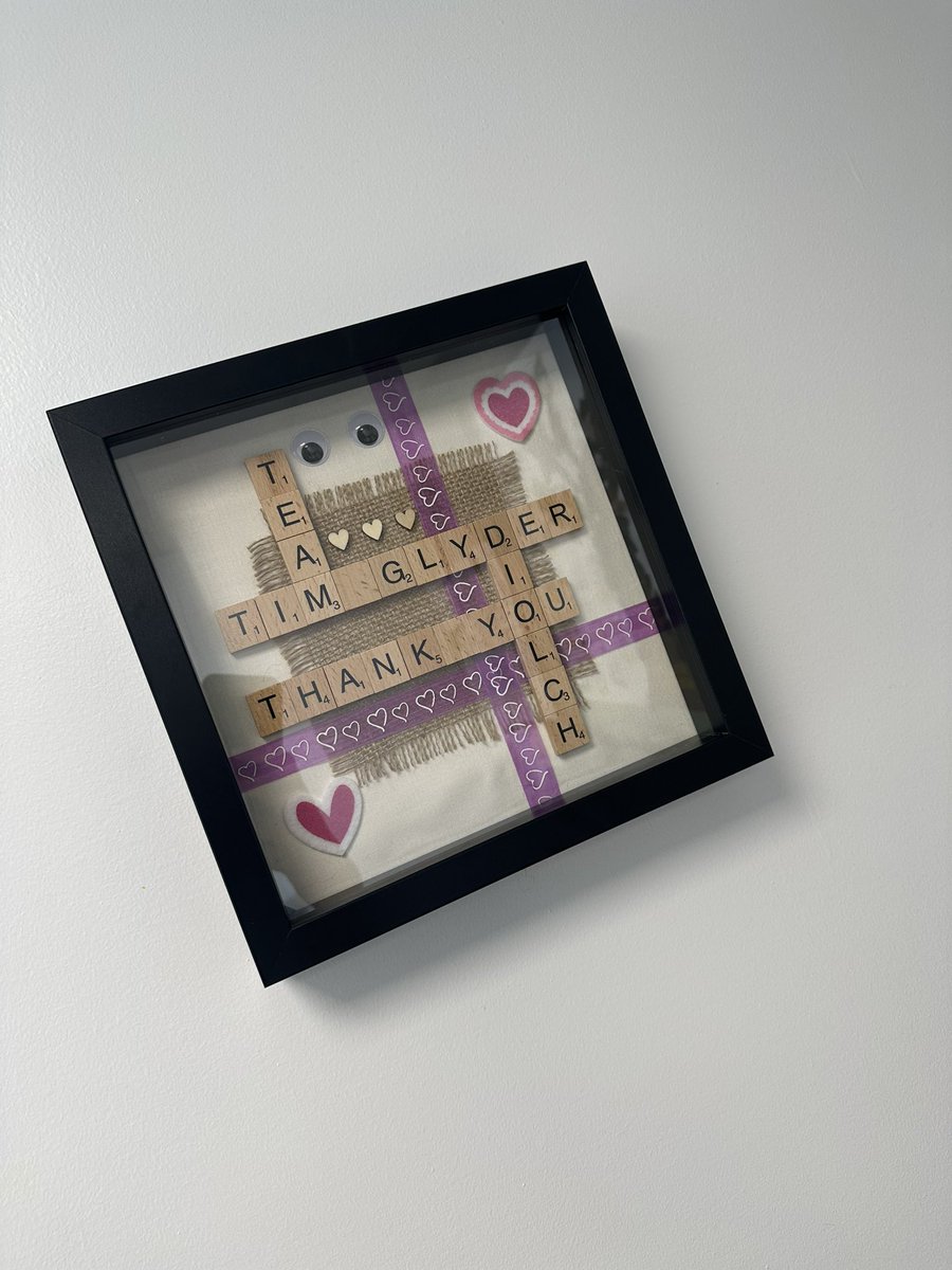 A lovely present made by relatives for Glyder Ward is finally up on the wall 🫀🌈🤍 <a href="/clarew1978/">clare wilding</a> @TMacphailOwen <a href="/DawnneJ/">Dawnne Jenkins 💙</a> #TîmGlyder