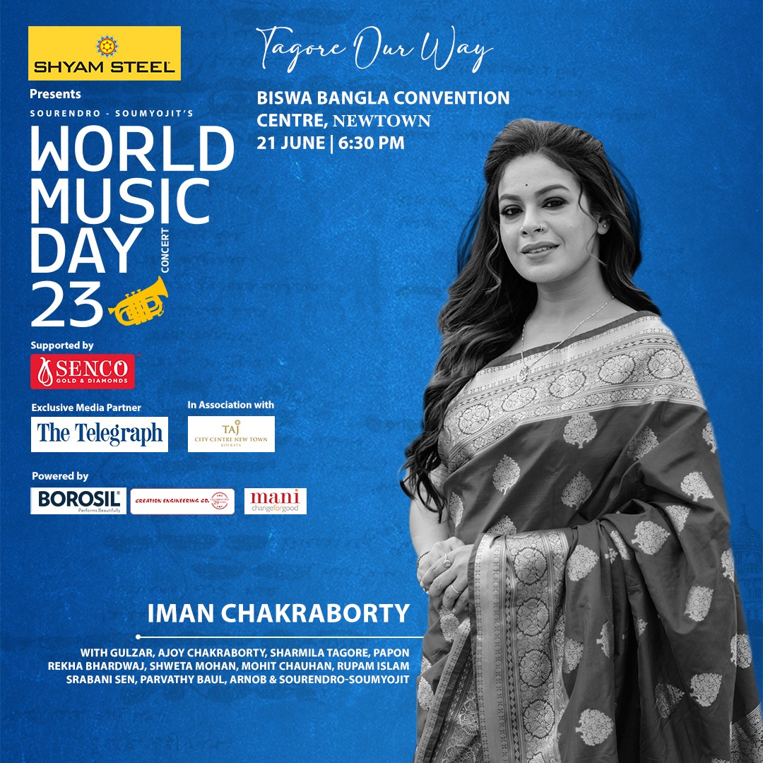 SandSspeaks's tweet photo. A magnificent celebration of music, in different forms, that has been going on for 12 years, is back again this year in a grander way! This time, along with music, we're celebrating Rabindranath Tagore. Hence, the byline is 'Tagore Our Way'.  #sourendrosoumyojit #wmd23 #kolkata https://t.co/qXnOAC13nk