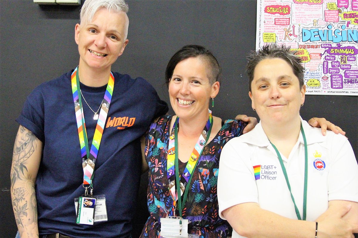 What an amazing event at Woking High this week! Celebrating inclusion and being there for the community. Local engagement with the incredible Twister Team, helping everyone feel more confident to report Crime and know we are here.  #proud #pridemonth.  <a href="/WokingHigh/">Woking High School</a> <a href="/prideinsurrey/">Pride in Surrey</a>