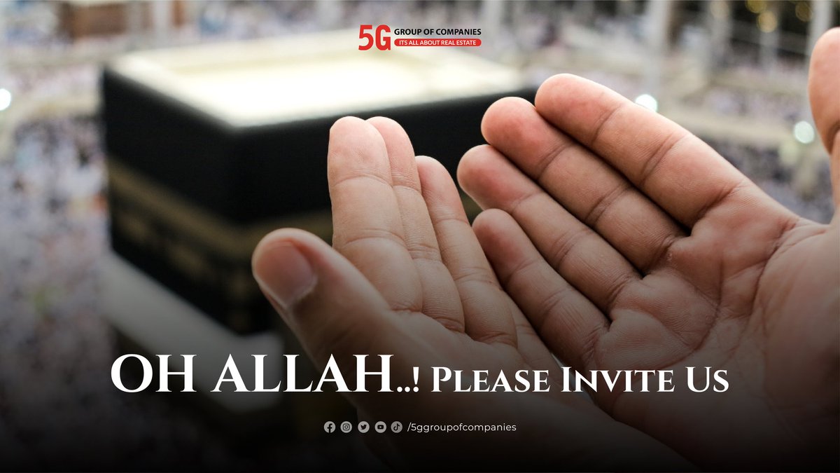 Ya Allah ‼️ Please invite us (ameen). 

#5GGroupOfCompanies 
#5GProperties 
#5GMarketing 
#5GConstruction 
#5GCares
#Attock
#Rahosochsayaagay
#Jummah