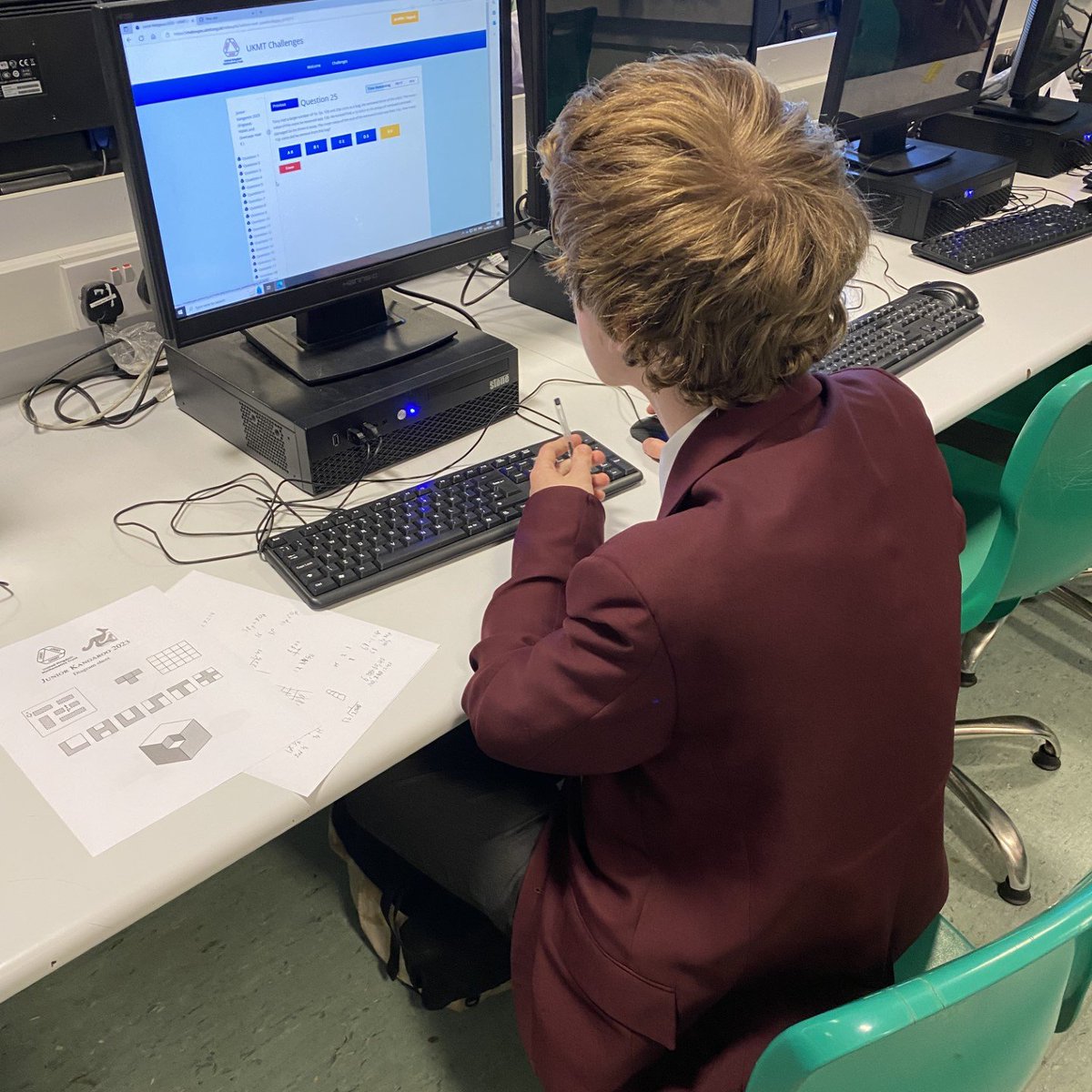 byrchall's tweet photo. 2/2 The UKMT is an organisation promoting problem-solving skills among students. These brilliant minds have proven that they are among some of the best in the country. We hope that they make history by becoming the first BHS students to make it to the next round! @ByrchallMaths https://t.co/efMPuFz2H0