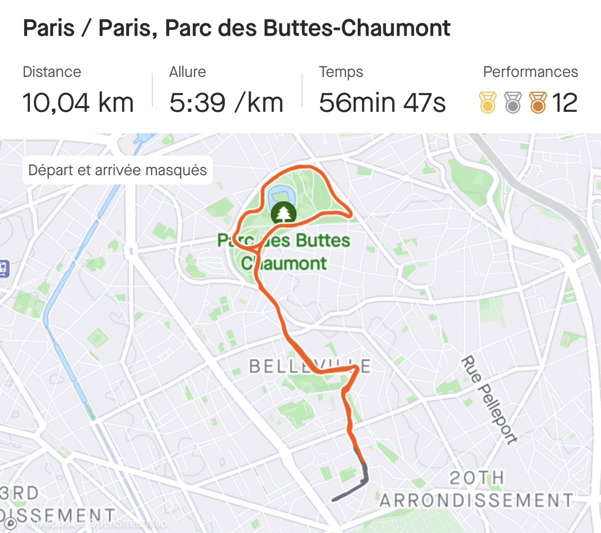Florian_LG's tweet photo. Dernière préparation pour l' #OrangeNightRun : un 10K en situation de chaleur réelle 😁
Et on croise même des collègues avec le même maillot au Buttes Chaumont 😊
 #TeamOrangeRunning #LifeAtOrange
@orange https://t.co/WxzLxSxnzT