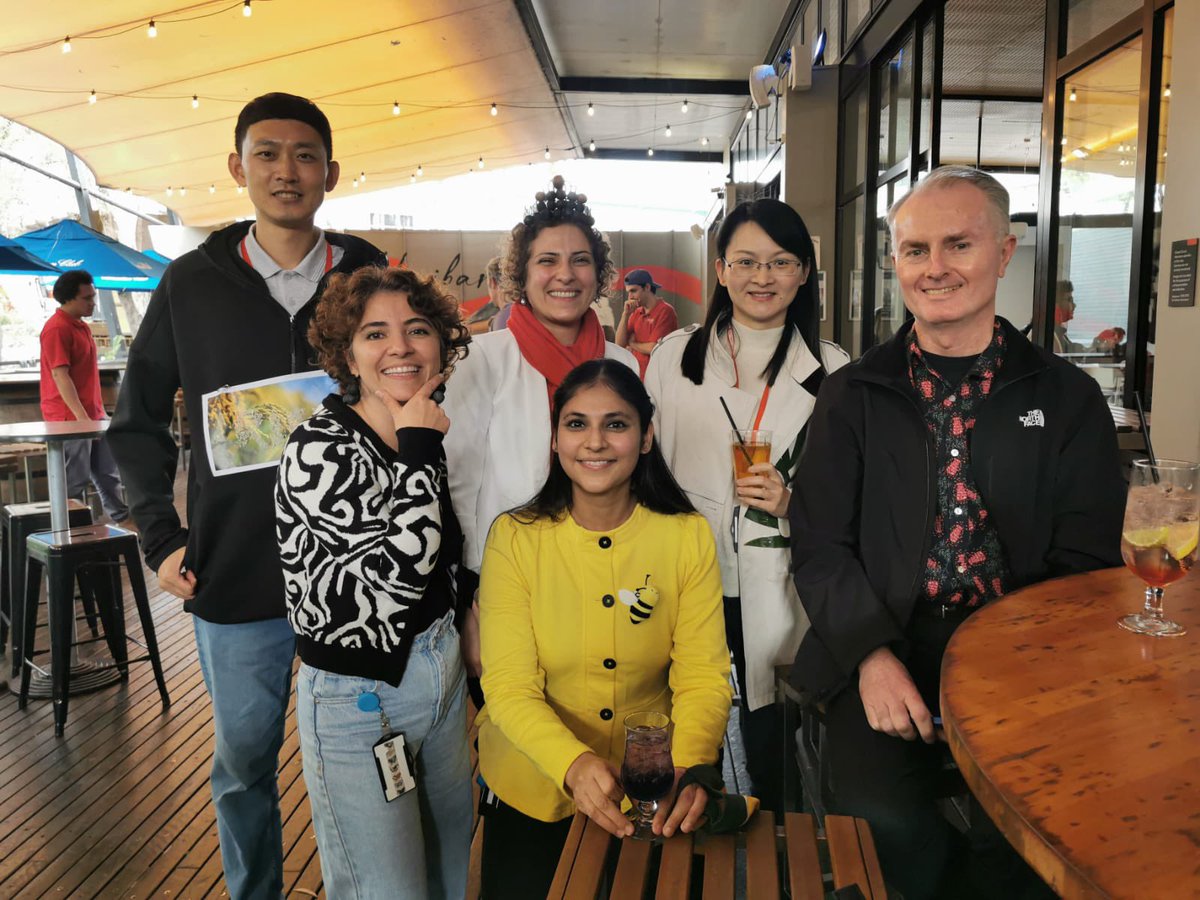 We had a fun day in our centre <a href="/CPHFSGriffith/">Centre for Planetary Health & Food Security</a> ‘Wear Your Research’ 
And guess who is doing what <a href="/CPHFSGriffith/">Centre for Planetary Health & Food Security</a> <a href="/Griffith_SciEnv/">Griffith Science & Environment</a> <a href="/ali_bat/">Ümran Ali Batırhan</a> <a href="/Negar_Omidvar_/">Dr Negar Omidvar</a>