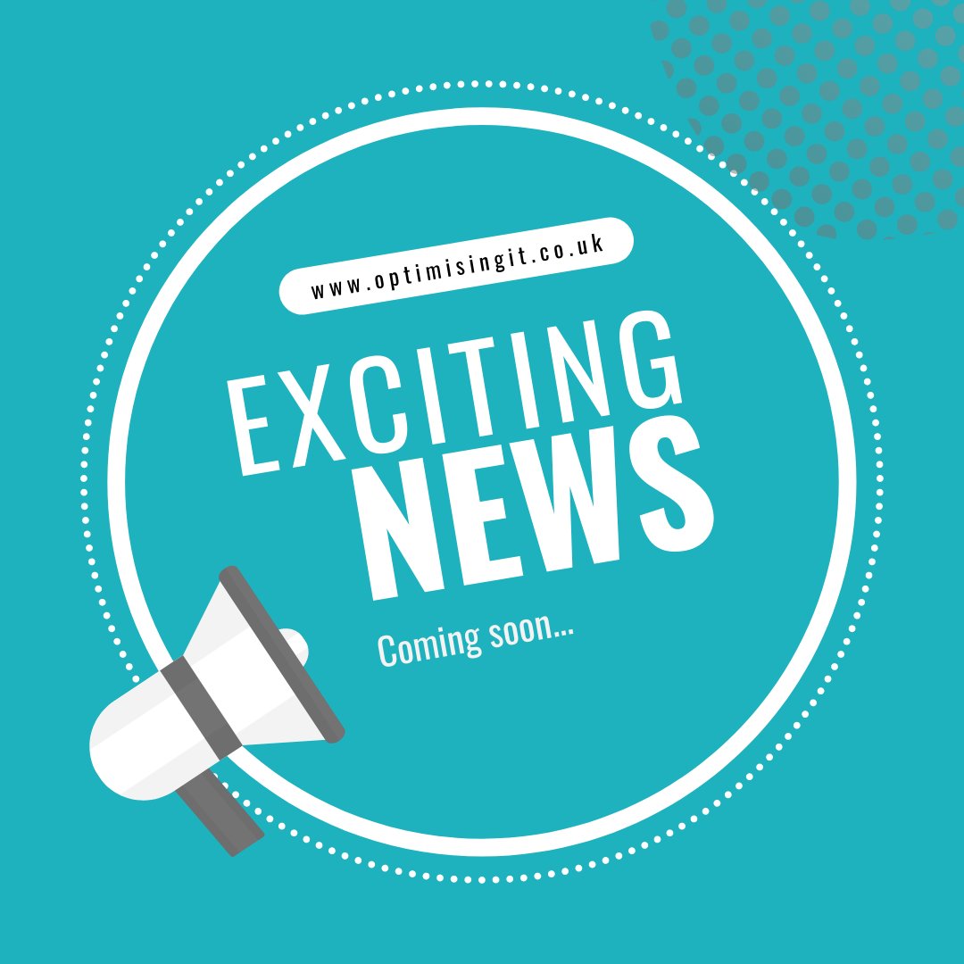 We have some rather exciting news coming your way very soon. Can you guess what it might be? #StayTuned! optimisingit.co.uk #glosbiz #bcorp #wegobeyond #exeterbiz