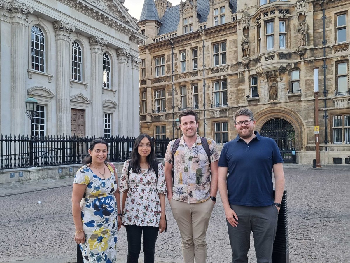 The <a href="/PDBeurope/">Protein Data Bank</a> team were delighted to welcome <a href="/bradyajohnston/">Brady Johnston</a> to <a href="/emblebi/">EMBL-EBI</a> yesterday to talk about his Molecular Nodes add-on for <a href="/AIBlender/">AdventuresInBlender</a> and discuss ideas around molecular visualisation.
Check out his excellent tutorials at youtube.com/c/bradyjohnston