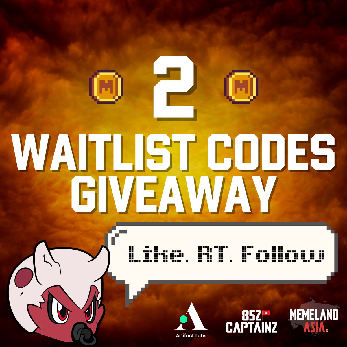 Conan TITW π΄ββ οΈπΉβ€οΈ Memecoin (@thisisconan) on Twitter photo Giving Away my LAST 2 <a href="/memecoin/">Memecoin</a> Waitlist Codes.
1οΈβ£ Like & RT & "AHOY!" in this tweet
2οΈβ£ Follow <a href="/thisisconan/">Conan TITW π΄ββ οΈπΉβ€οΈ Memecoin</a> <a href="/ArtifactLabs_/">Artifact Labs</a> <a href="/852Captainz/">852Captainz π΄ββ οΈππ°β€οΈ Memecoin</a>
<a href="/Memeland_Asia_/">Memeland Asia π΄ββ οΈπβ€οΈ Memecoin</a>
Duration: 48 hrs
I will DM the winners the $meme waitlist codes. π΄ββ οΈππ° Giving Away my LAST 2 <a href="/memecoin/">Memecoin</a> Waitlist Codes.
1οΈβ£ Like & RT & "AHOY!" in this tweet
2οΈβ£ Follow <a href="/thisisconan/">Conan TITW π΄ββ οΈπΉβ€οΈ Memecoin</a> <a href="/ArtifactLabs_/">Artifact Labs</a> <a href="/852Captainz/">852Captainz π΄ββ οΈππ°β€οΈ Memecoin</a>
<a href="/Memeland_Asia_/">Memeland Asia π΄ββ οΈπβ€οΈ Memecoin</a>
Duration: 48 hrs
I will DM the winners the $meme waitlist codes. π΄ββ οΈππ°