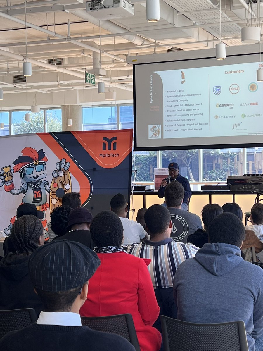 Nomsarm's tweet photo. @MpiloTech has an amazing purpose of creating jobs. Absolutely inspired! Wanna know about Volt MX? Join us @GdgPretoria and follow @MpiloTech https://t.co/2wex885C1k