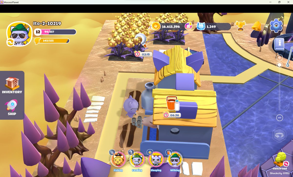 Triax_Lacroix's tweet image. The sun is shining, so my ITO2 also needs sunglasses when working #MocossiPlanet #ITO2ingame #farminggame