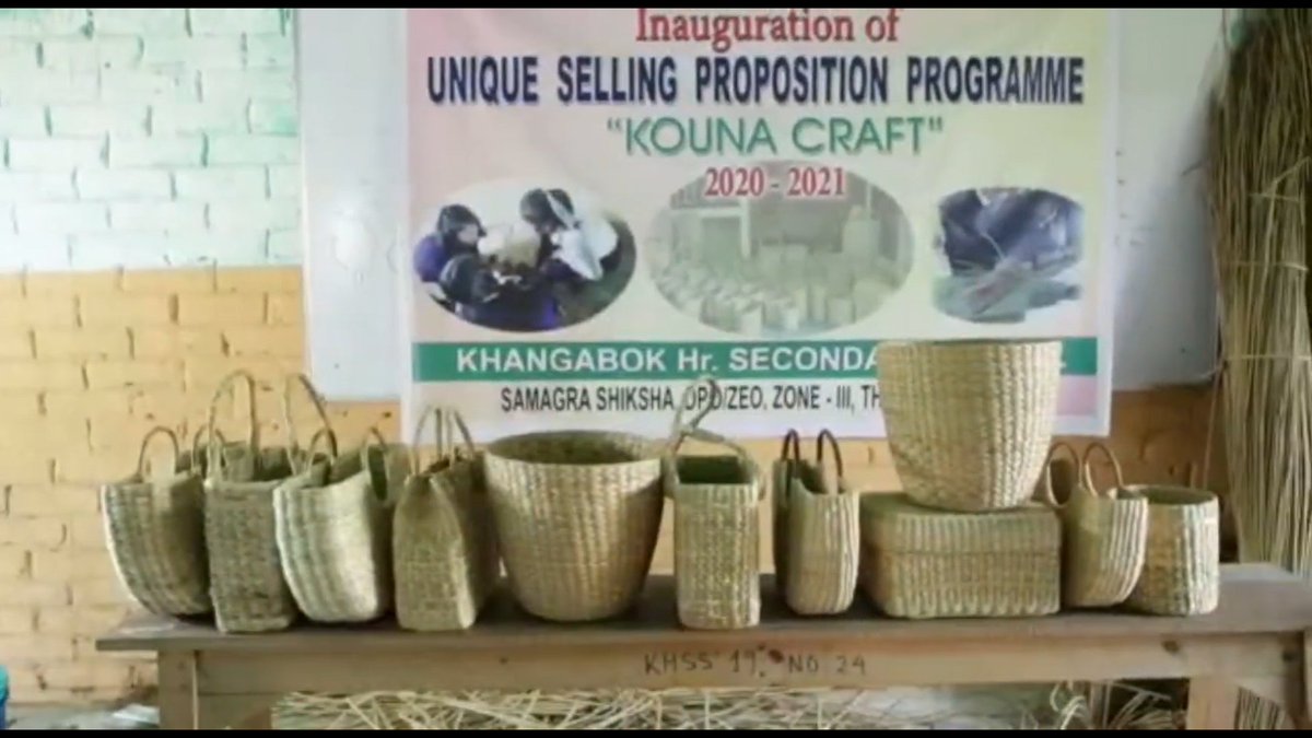 ShikshaLokam's tweet photo. Children in #Meghlaya handcrafted some multi-purpose, #ecofriendly #baskets made out of bamboo straw. The project focused on helping children hone their skills is an apt example of using the #microimprovement approach for students #overalldevelopment-https://t.co/YvMqDMlBAx https://t.co/OzEVB9w6rm