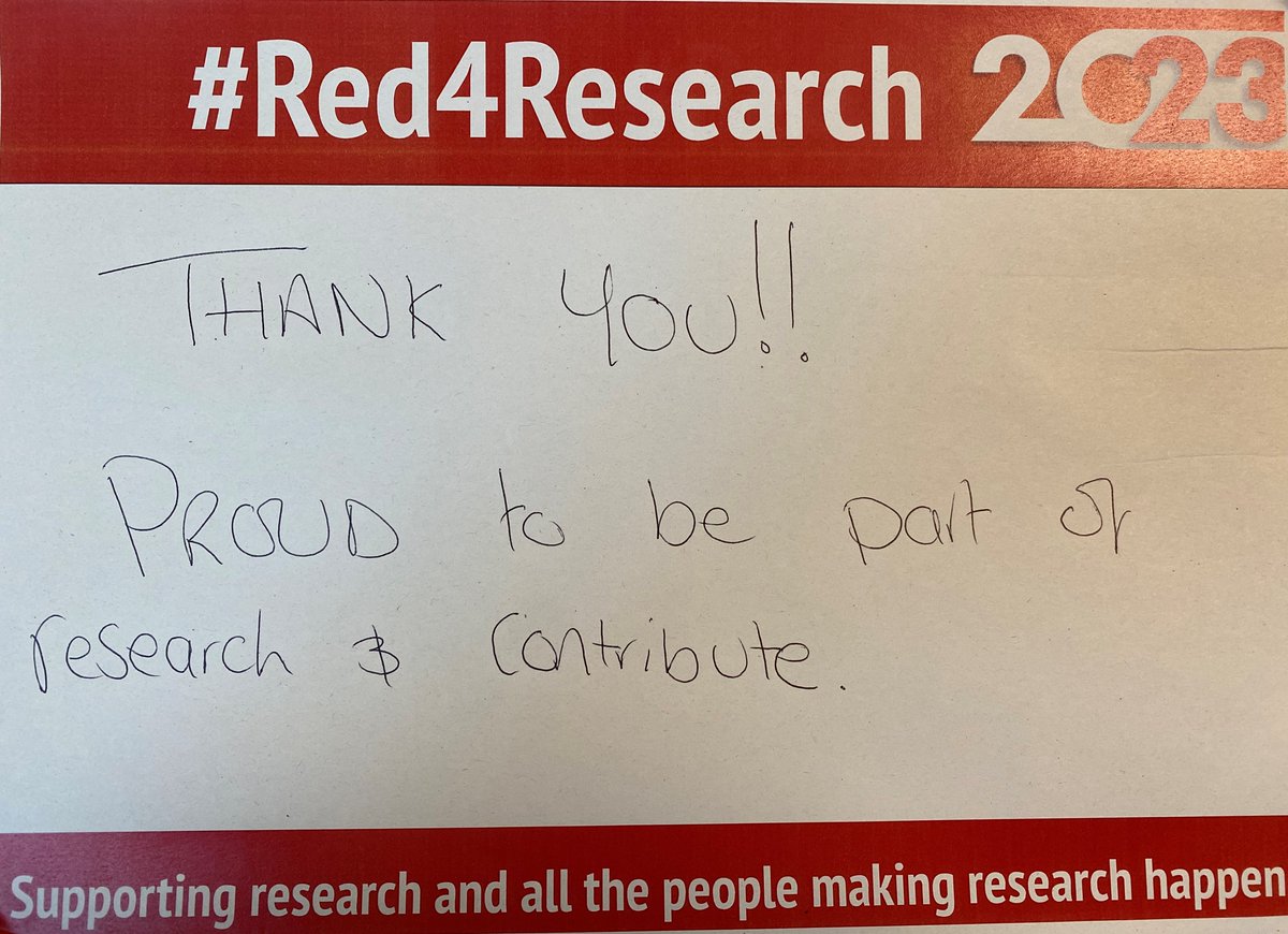 Kicking off the celebrations for #Red4Research Is our head of R&D @km_hard 'Thank you for all those that have contributed to research in anyway, the input and contribution is invaluable' @SWBHnhs