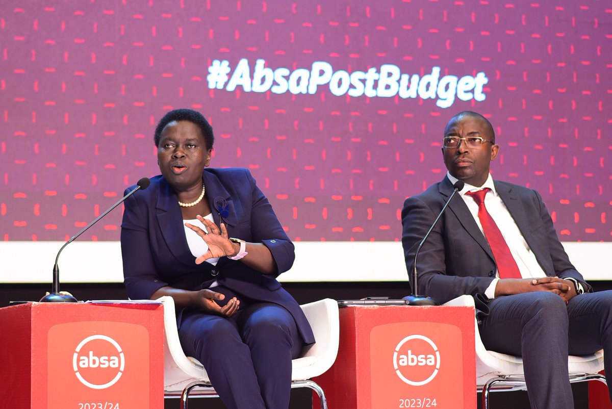 sharon_kiwanuka's tweet photo. “Domestic tax revenue will be 29.7 trillion and it’ll be the mandate of @URAuganda. We look forward to getting this money and appreciate the way the budget is balanced as it’ll benefit every Ugandan.”_ Sara Muzungyo
#AbsaUgBudget2023 #AbsaPostBudgetForum https://t.co/yR5ySHxXCy