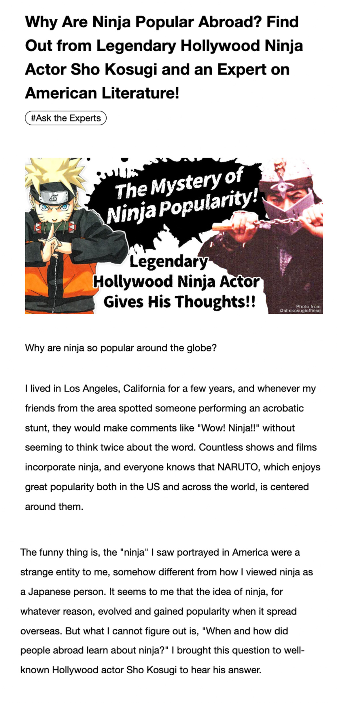 Ask Ninjas Naruto