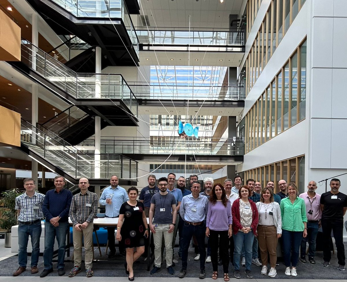 HydroSAF's tweet photo. We're wrapping up the #HSAF project meeting by discussing interesting plans for the future, including the release of new #MTG-based and #EPSSG products and new tools for data access. Thanks to all members for attending the meeting and @meteorologit  for hosting us. @FMI_Snow https://t.co/E90L9GsbS8