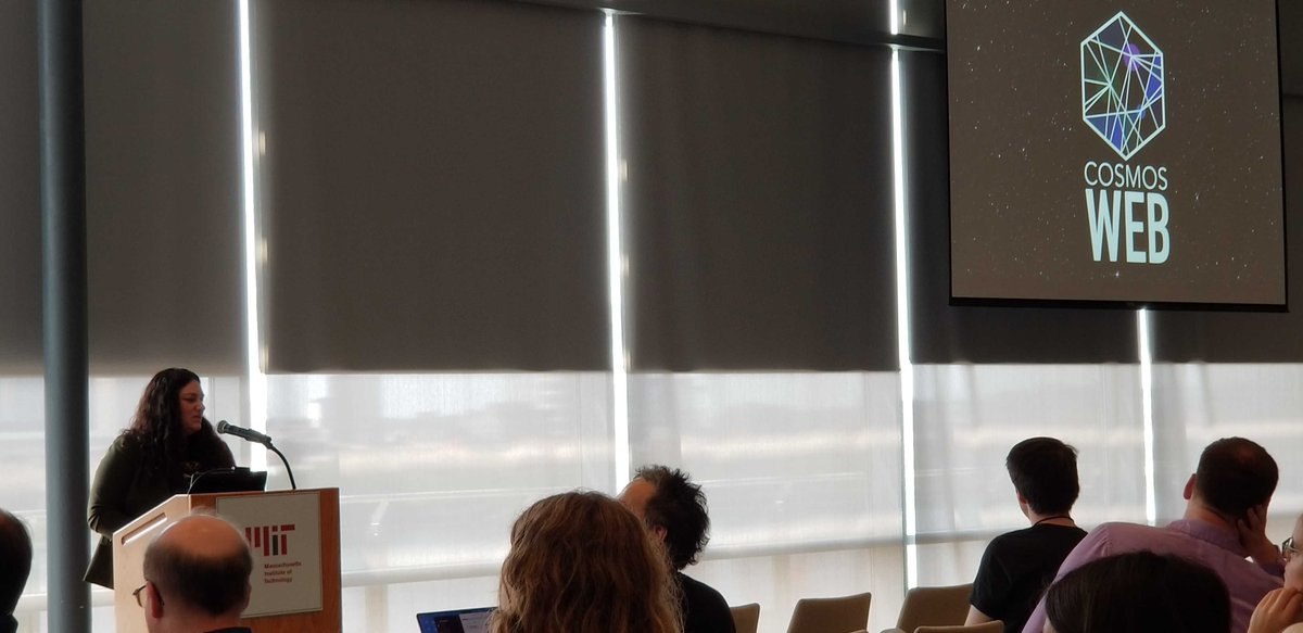COSMOS Survey (@cosmosastro) on Twitter photo .<a href="/SaturnsWings/">Dr. Rebecca Larson</a> shows off the awesome fly through of the COSMOS-Web NIRCam images at the #firstlight2023 meeting at MIT. .<a href="/SaturnsWings/">Dr. Rebecca Larson</a> shows off the awesome fly through of the COSMOS-Web NIRCam images at the #firstlight2023 meeting at MIT.