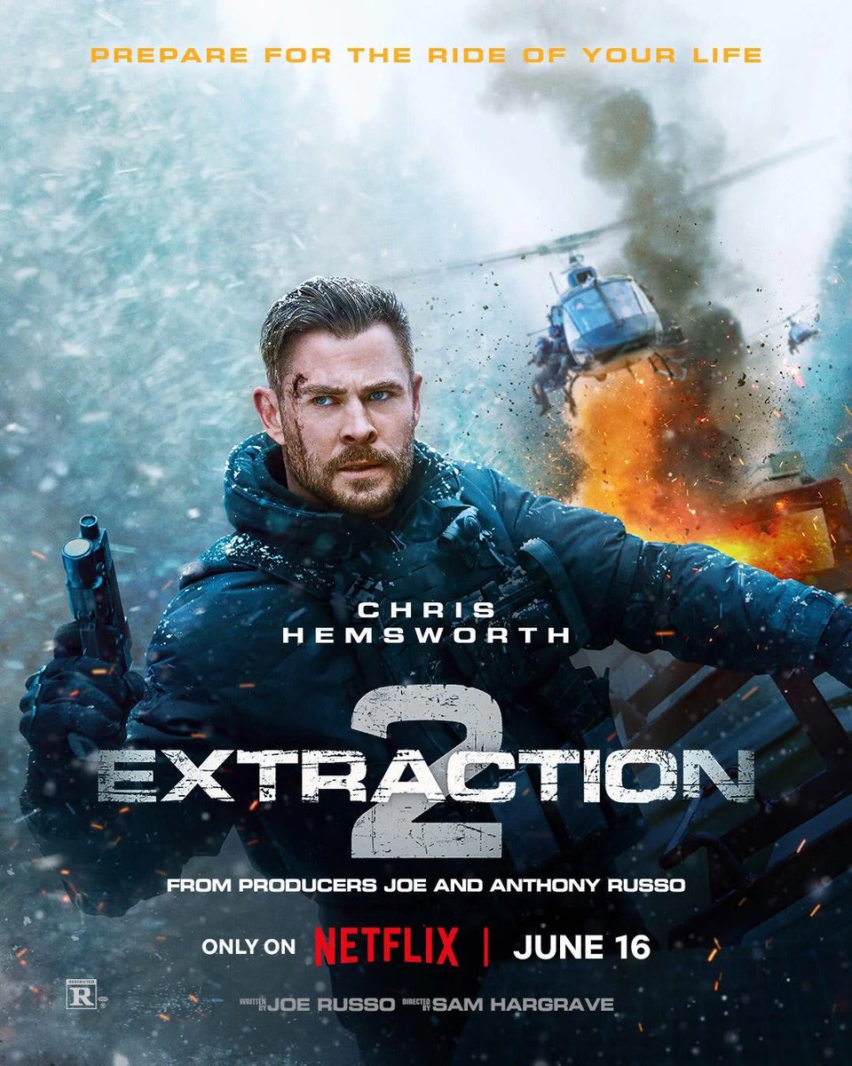 tehablodeseries's tweet photo. 📍 El agente altamente entrenado Tyler Rake regresa del umbral de la muerte con otra peligrosa misión: rescatar a la familia de un mafioso despiadado, #Extraction2 ya disponible en netflix.
#tehablodeseries #tylerrake #extraction #misionrescate #chrishemsworth https://t.co/8TcmAJADl3