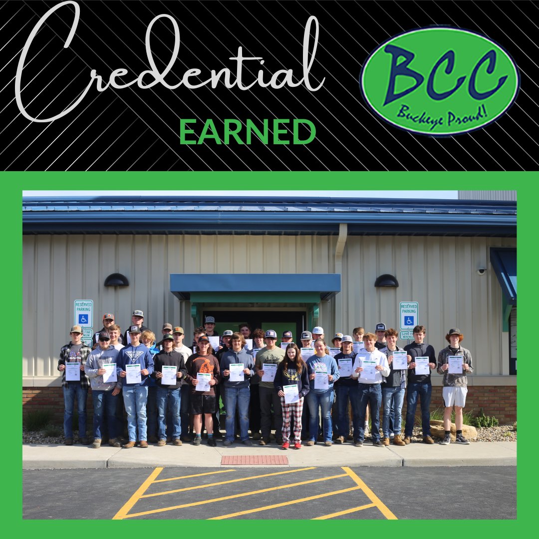 Credential Alert!

Congrats to our Utility Lineworker level one students who achieved the NCCER Core certification before the end of the school year! #BuckeyeProud!