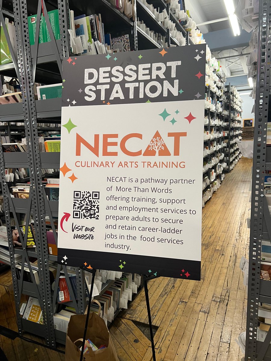 NECATBoston's tweet photo. Great job to Chef Chris and NECAT students and alum who brought pride to our table at the More Than Dessert event last night!  We're constantly inspired by our partners @mtwyouth and honored to be part of this special event. https://t.co/TtiGFrs9Js