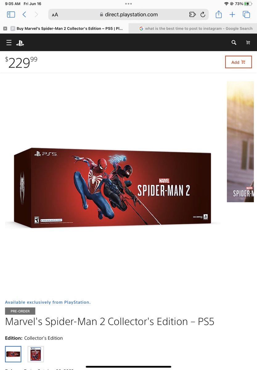 Anyone else just stuck at checkout? 😤😤 #spiderman2 #collectorsedition #PSdirect #PlayStation5 #ps5