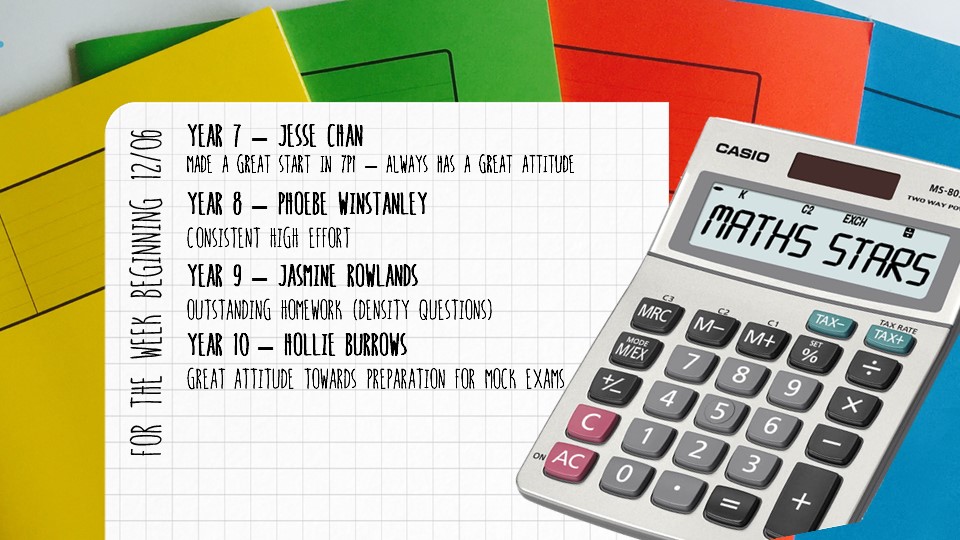 Our stars of the week. Well done to all winners! #HardWorkPaysOff