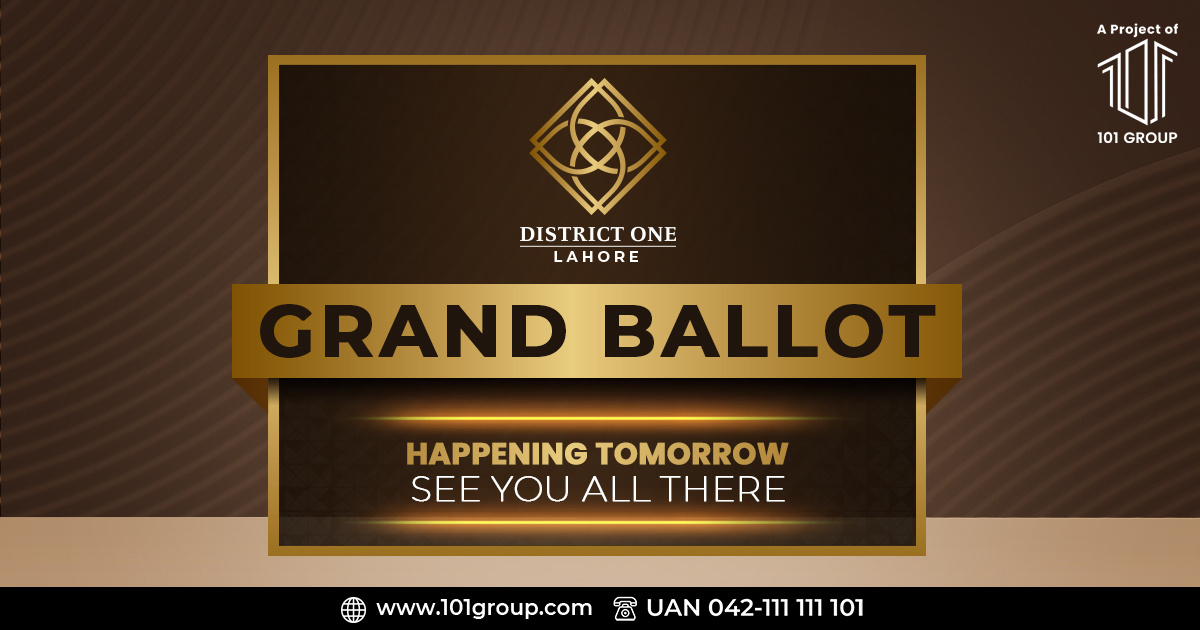 DistrictOnepk's tweet photo. The big day is right around the corner. Be there for a memorable night. District One Lahore Grand Ballot is one event you would not want to miss!
BeJhijhak Investment, Befikr Zindagi!
#DistrictOne #DistrictOneLahore #BeJhijhakInvestment #BefikrZindagi #PossessionInOneYear https://t.co/GQPyMPyw9k