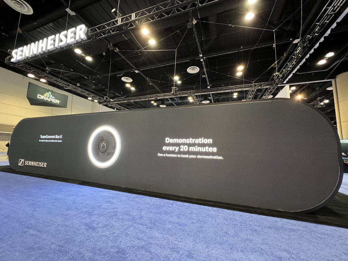 rAVePubs's tweet photo. #AVtweeps! Meet the newest member of @Sennheiser’s industry-leading TeamConnect Family – the TeamConnect Bar Solutions! Visit booth #3109 one final time to experience it in person.

https://t.co/xZ0xuA6ZY9

#sponsored #AVtweeps #InfoComm23 https://t.co/quK7xg9KPy