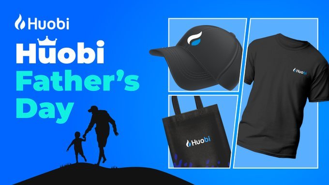 🎈Huobi Father's Day🎈感恩父亲节抽火币周边3份*3
🎁火币T恤+帽子+帆布袋🎁

1⃣关注
➡️ <a href="/Johnbuvy/">crypto刘|🀄️|</a> 
➡️<a href="/HuobiGlobalzh/">火币下载🔥</a> 
➡️@Katrina_Huobi
2⃣转发➕点赞➕艾特好友
3⃣写下对父亲的祝福

⏰72H

#火币 新用户福利加倍，注册领10 U，完成任务领50U合约体验金,欢迎加入👉huobi.com.ro/invite/zh-cn/1…

#Huobi