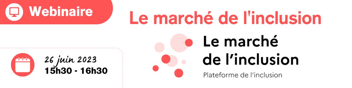 Comment mieux connaître les acteurs économiques de mon territoire ?🔎

2⃣ webinaires pour découvrir des plateformes dédiés aux collectivités
23 juin à 11h : #Deveco de l'ANCT &amp; #Carteco d'ESS France
26 juin à 15h30 : le Marché de l’inclusion
🔽Liens d'inscription en commentaire🔽